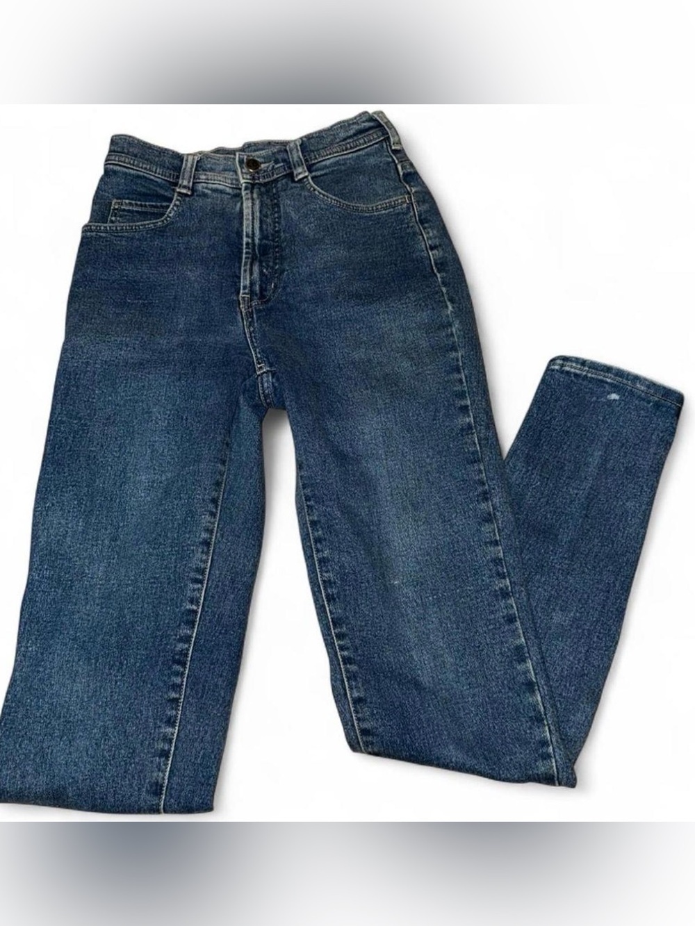 VTG 90s Parasuco Jeans Women 26x30” High Rise Straight Street Couture Hong Kong